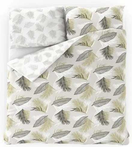 Lenjerie de pat din bumbac Kvalitex Delux Sanel, 220 x 200 cm, 2 buc. 70 x 90 cm