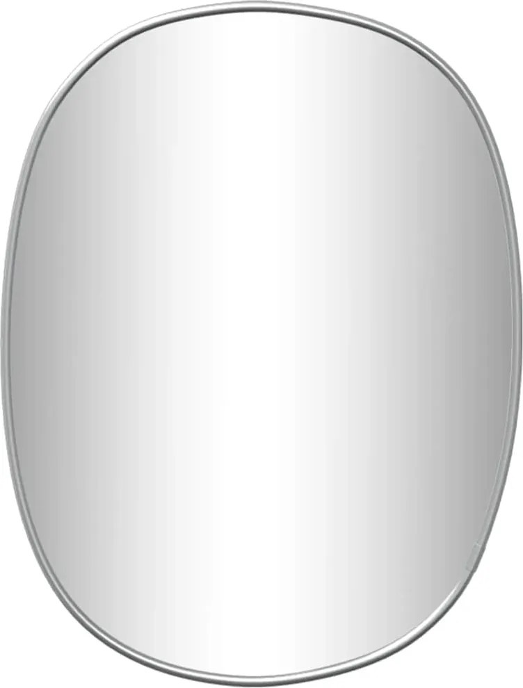 vidaXL Oglindă de perete, argintiu, 40x30 cm