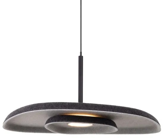 Lustră LED pe cablu MAXLIGHT P0560 DEUX LED/5W/230V negru