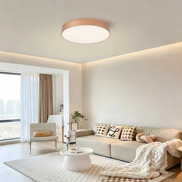 Brilagi - Plafonieră LED POOL, 60 W / 230 V, 3000/4000/6000K, diametru 50 cm, finisaj bronz