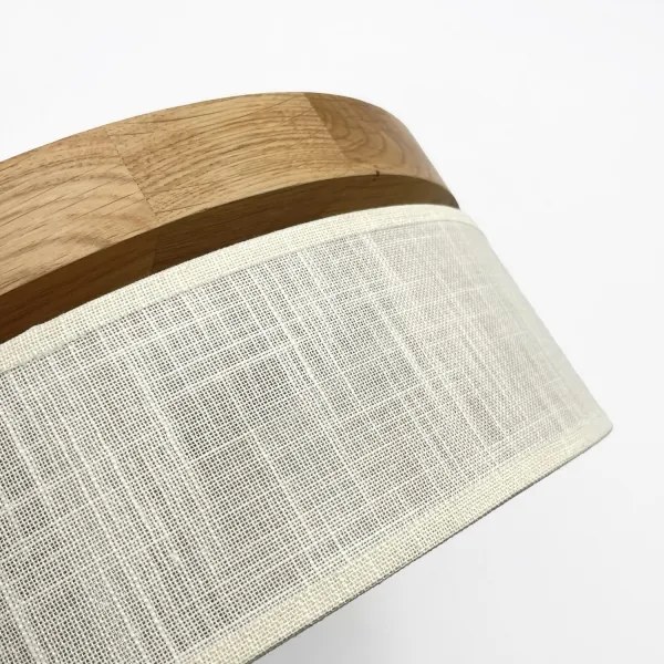 Brilagi - Plafonieră LED BELLADONNA, 36 W, 230 V, Ø 40 cm, crem/stejar