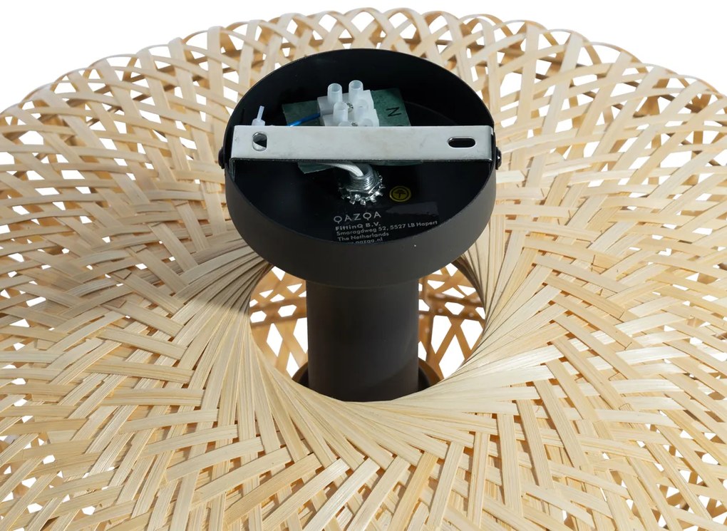 Plafonieră orientală din bambus - Ostrava Double