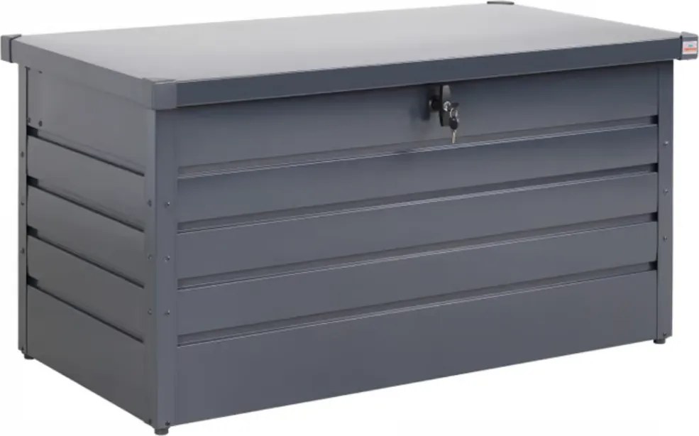 Cutie metalică de depozitare METALBOX, 385 l, 120×62×63cm, antracit Gardebruk