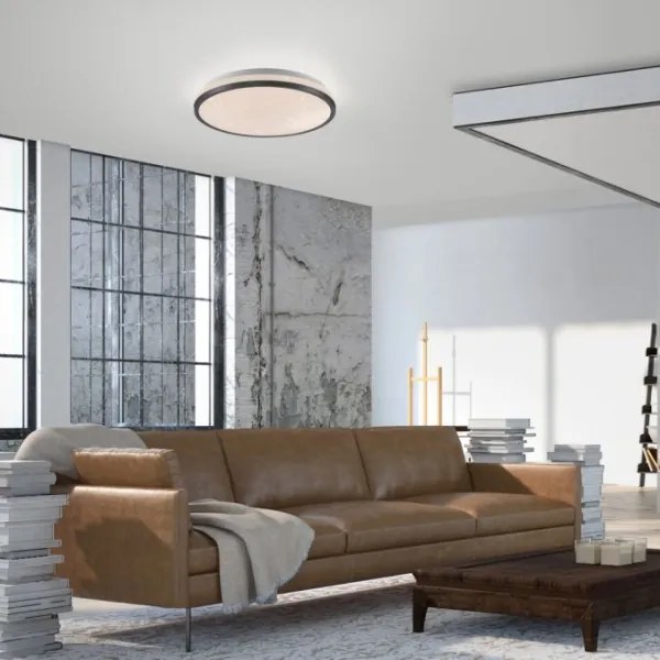 Plafonieră LED dimabilă JUST LIGHT. 14293-18 KYLE LED/10W/230V negru