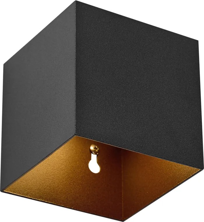 Lampă de perete de exterior neagră cu LED IP65 solar - Charlene