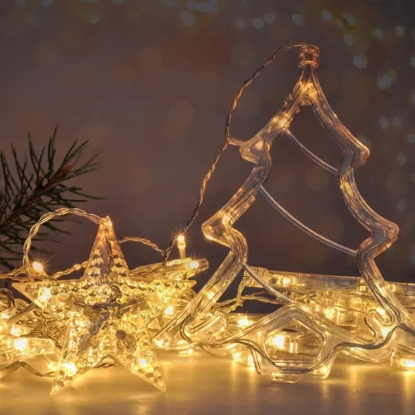 Perdea LED de Crăciun de exterior 138xLED/8 funcții 5m IP44 alb cald Brilagi