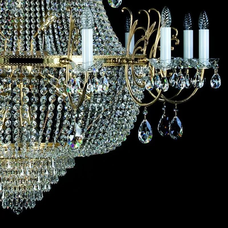 Lustra imperial Cristal Bohemia Exclusive diametru 130cm Virginie CE