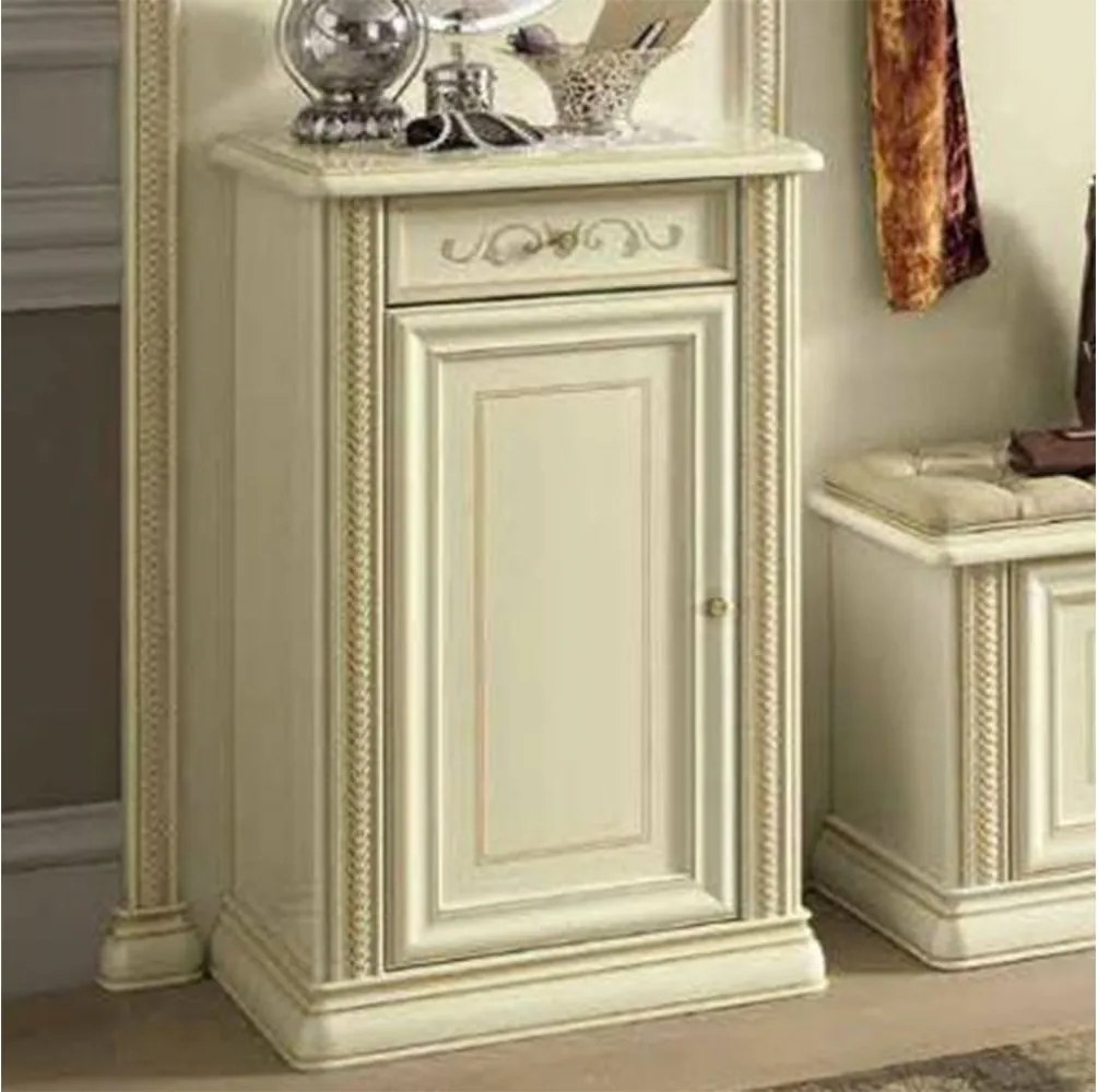 Bufet lemn masiv mic Caterina, 60 × 40 × 97 cm