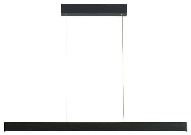 Lustra LED suspendata design liniar OLIVIER 120 3000K DIMM BK