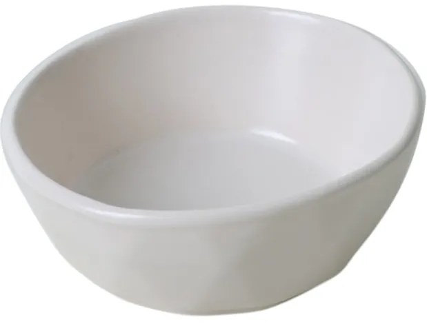 Set de 6 boluri din ceramică Facetta 12 cm, crem
