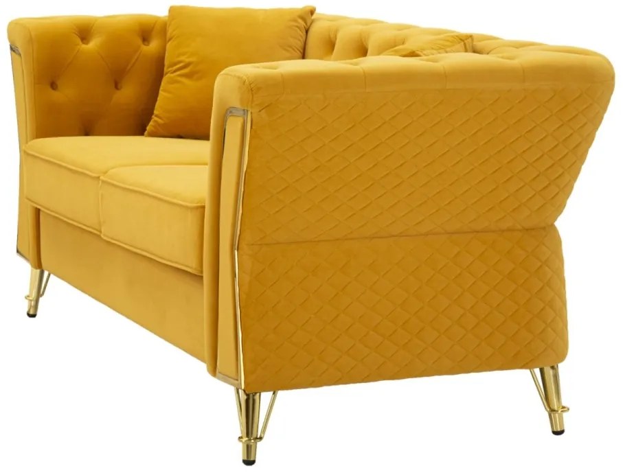 Canapea cu doua locuri, cu perne, 162X83X76 cm, Emy, Mauro Ferretti