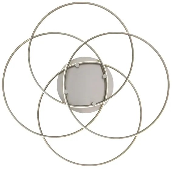 Plafonieră LED Globo 67355-55N KOMBOS LED/55W/230V d. 51,5 cm crom mat