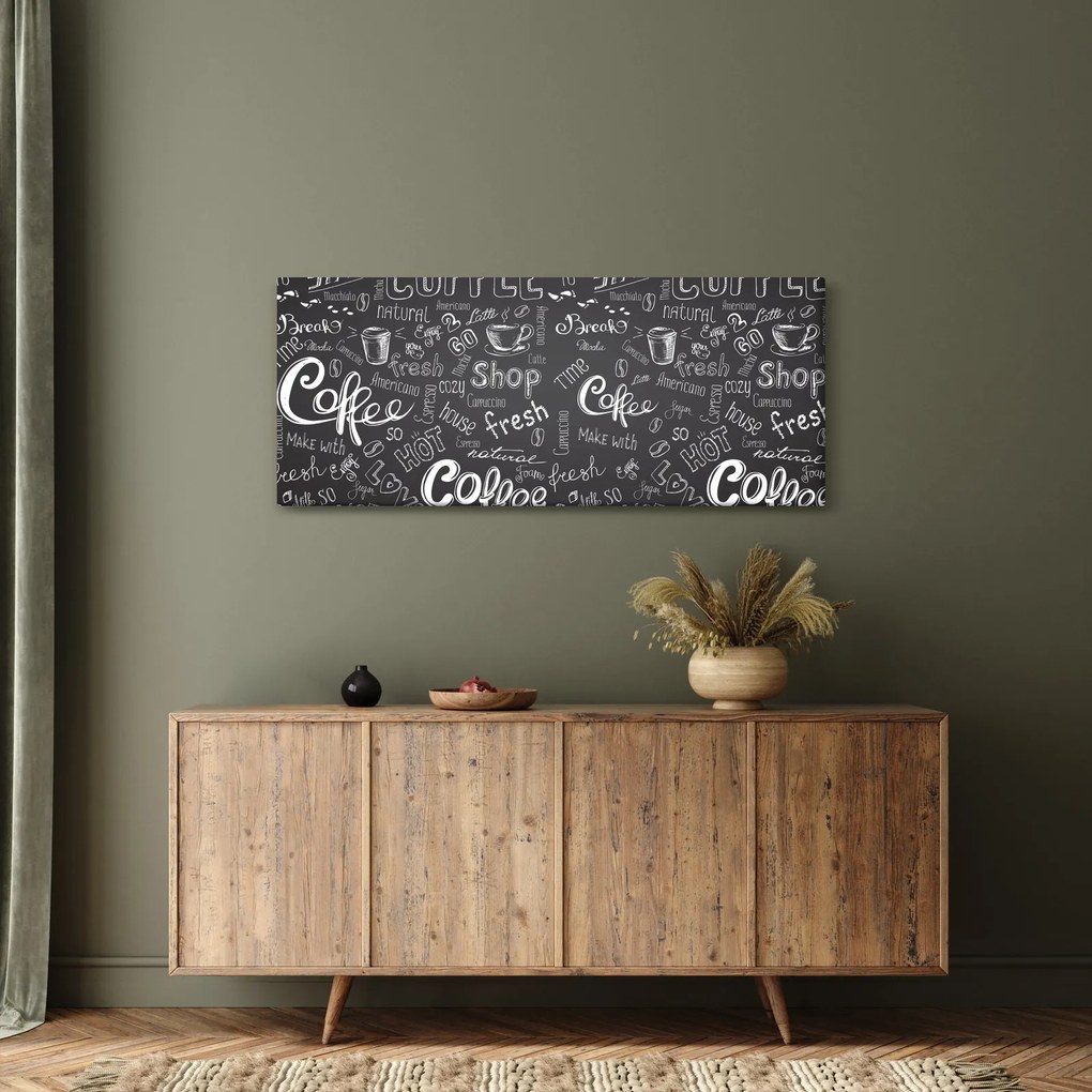 Tablou - Coffee (120x50 cm)