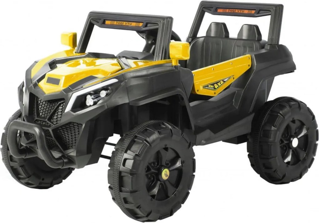 Masinuta Electrica cu acumulator pentru copii NOVOKIDS™ Atlantis Buggy UTV , 2 locuri, Cu faruri luminoase, Telecomanda, 3-8 ani , max 35 kg , 12V,