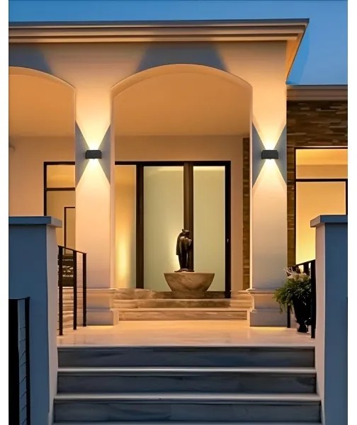 Aplică LED solară 4xLED/1,5W/3,7V 1500 mAh IP54 negru