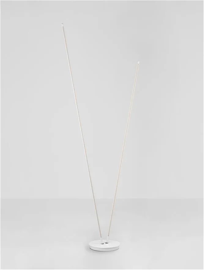 Lampa de podea LED design modern INTEC, alb