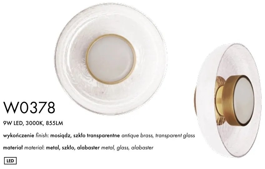 Aplica de perete LED moderna Signature 22cm