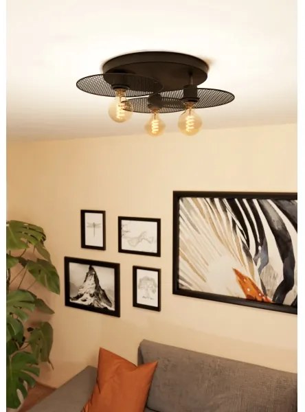 Plafonieră Eglo 43728 IKESTON 3xE27/40W/230V