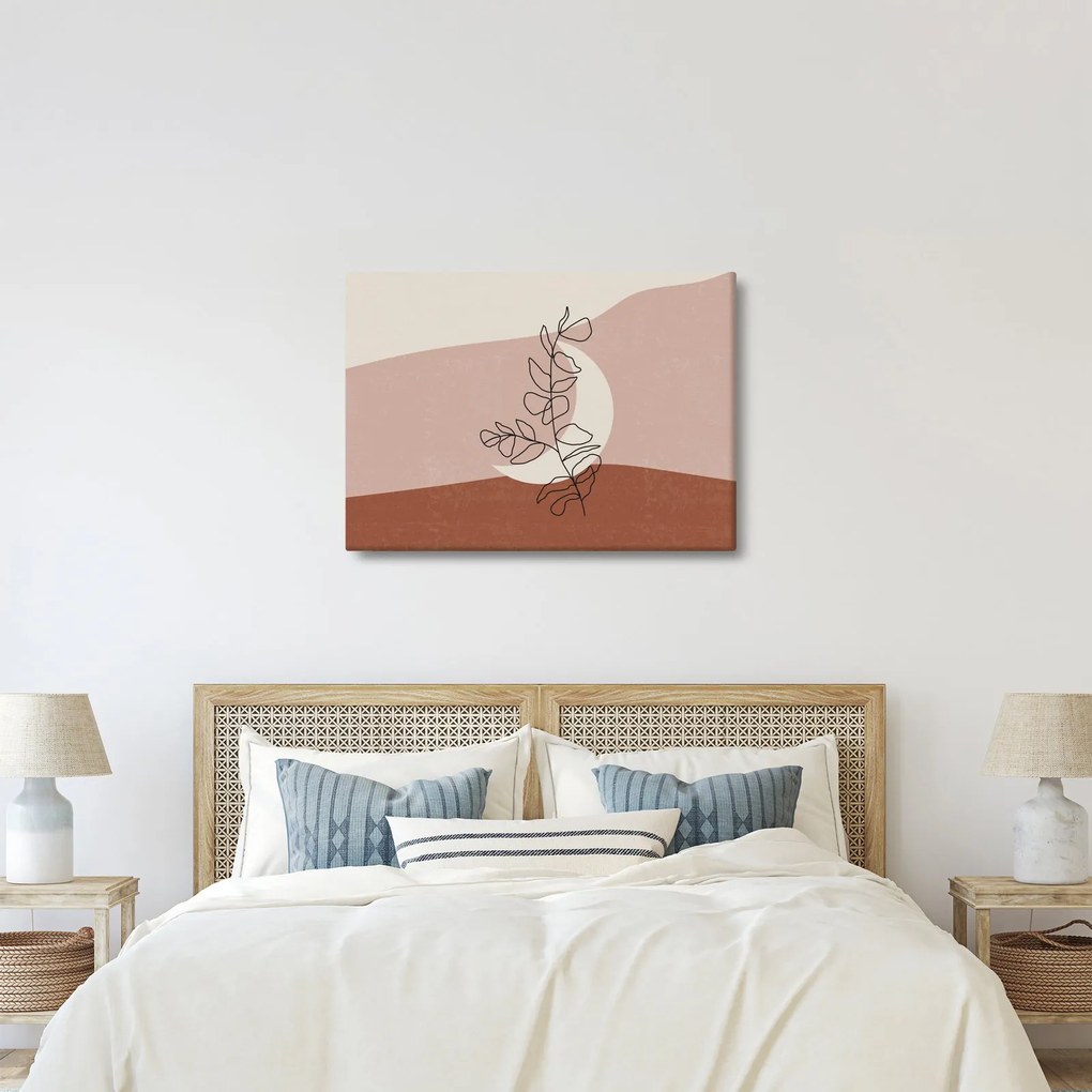 Tablou - Boho frunze N⁰2 (70x50 cm)