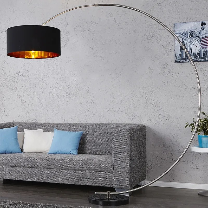 Lampadar elegant inalt, cu arc si dimabil Python A-5758 VC