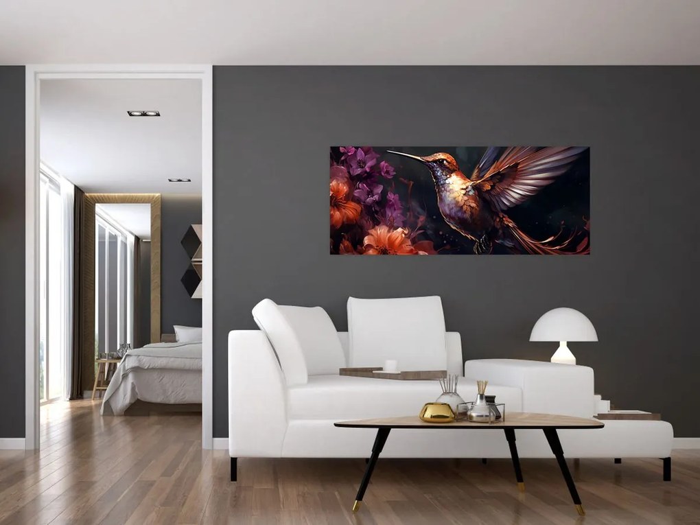 Tablou - Colibri (120x50 cm)