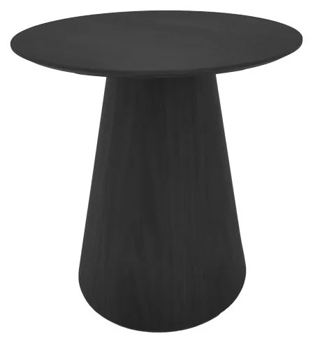 Masutea Cafea Donna MDF Negru, Diametru 60 Cm