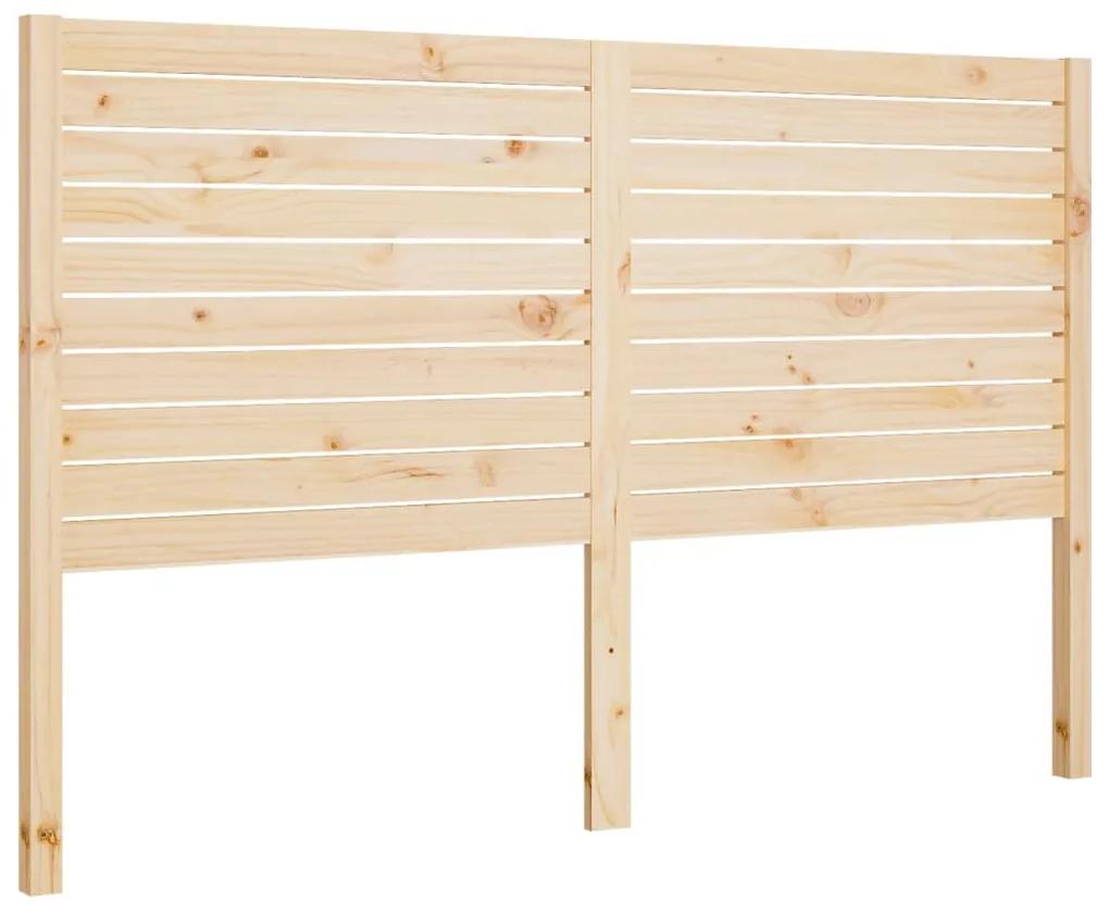 819025 vidaXL Tăblie de pat, 156x4x100 cm, lemn masiv de pin
