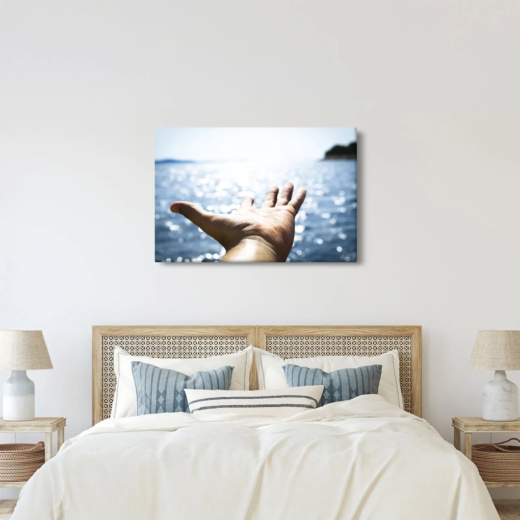 Tabloul cu palma deschisă (90x60 cm)