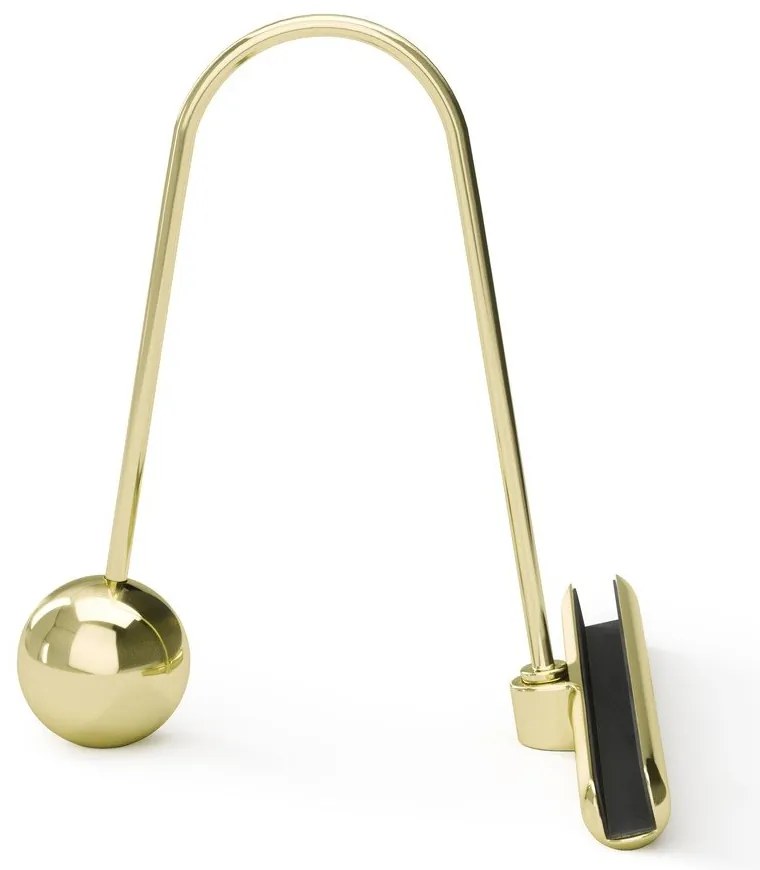 Ramă foto aurie cu picior de susținere din sticlă 26x30,5 cm Flute – Umbra