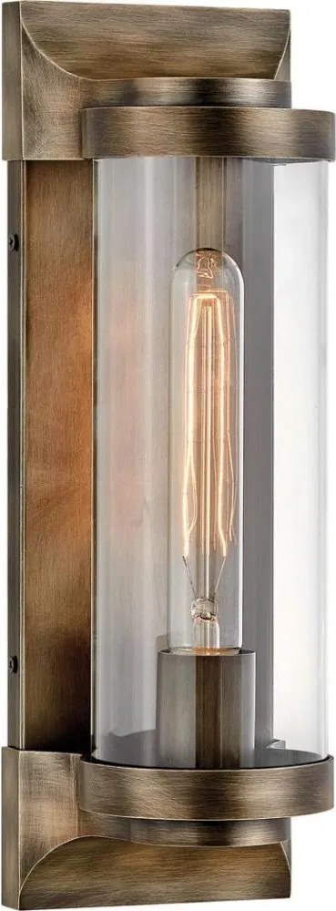 Quintiesse QN-PEARSON-M-BU - Aplica de perete pentru exterior PEARSON M 1xE27/60W/230V IP44 bronz
