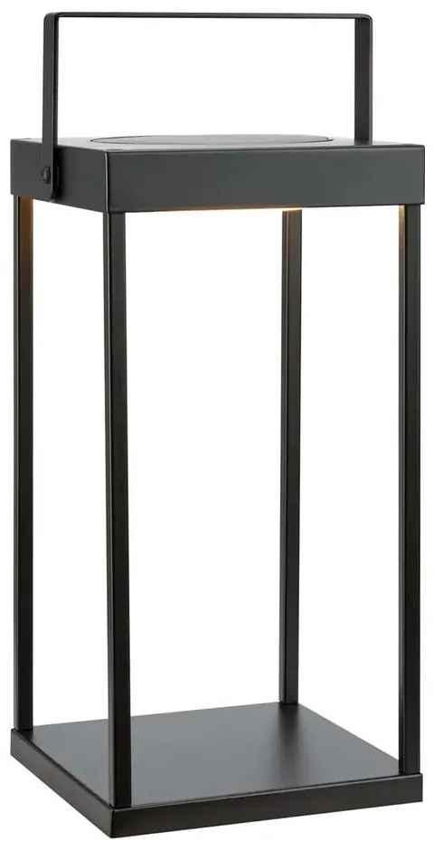 Felinar cu LED negru solar/cu USB (înălțime 42 cm) pentru exterior Pure – Markslöjd