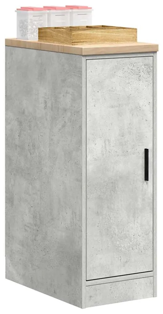 vidaXL Dulap depozitare garaj Beton Gri 30x51x85 cm lemn masiv de pin