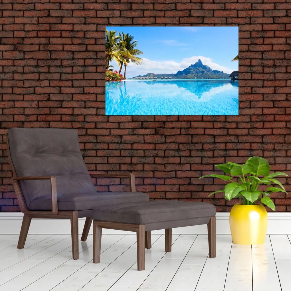 Tablou - Palmieri și plaje (90x60 cm)