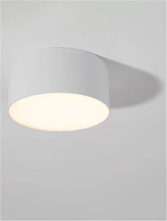 Spot aplicat, Plafoniera LED Luldo alb, 14cm