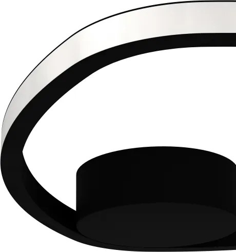 Eglo 902148 - Plafonieră MOSCHELLA LED/9,7W/230V neagră