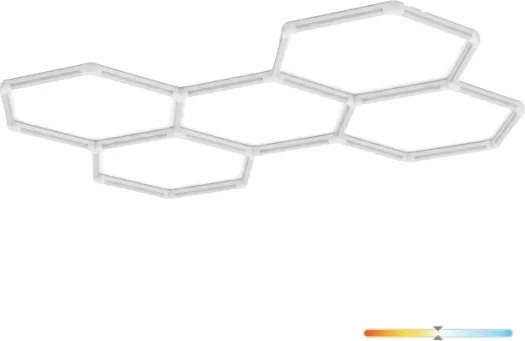 Plafonieră de tavan LED HEXLINE LED/216W/230V 4000K 208x300 cm alb
