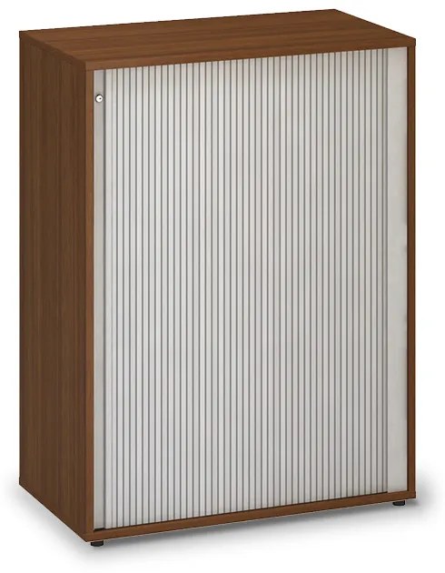 Dulap cu lambriuri medii ProOffice 80 x 45 x 106,3 cm, nuc
