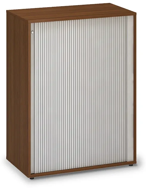 Dulap cu lambriuri medii ProOffice 80 x 45 x 106,3 cm, nuc