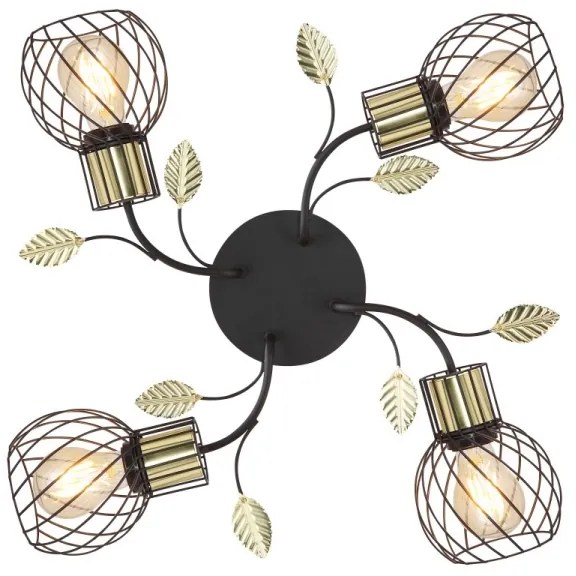 Lustră aplicată LALLY 4xE27/40W/230V Globo 54113-4D