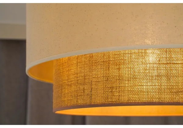 Lustră aplicată Duolla BOHO 1xE27/15W/230V d. 45 cm crem/maro