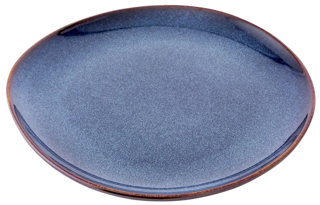 Altom Farfurie ceramică adâncă Reactive Navy Blue 25,5 cm