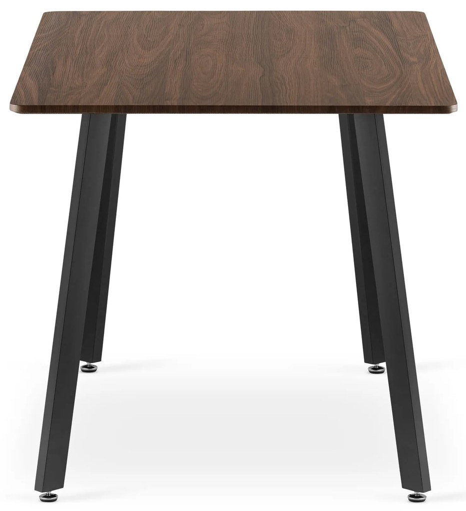 Masa de sufragerie maro cu blat in decor frasin ESTE 120x80