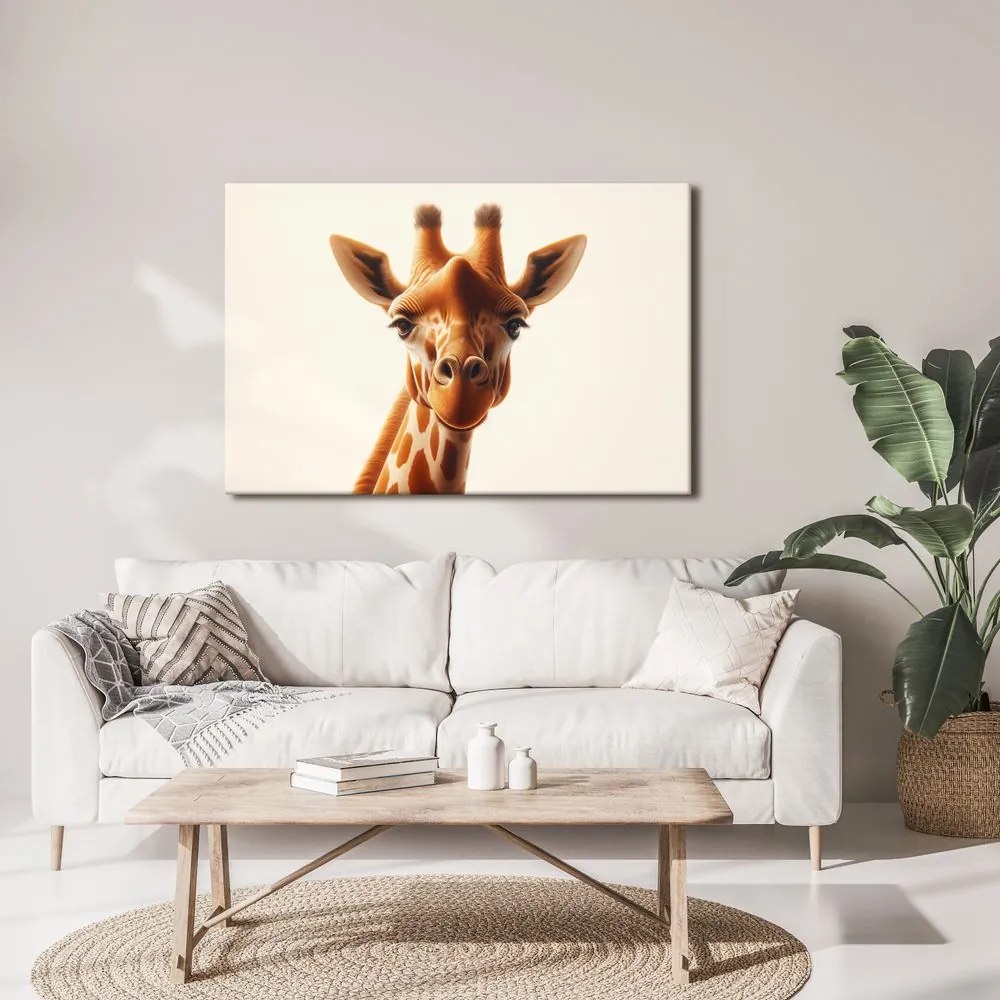 Tablou portret animal girafă
