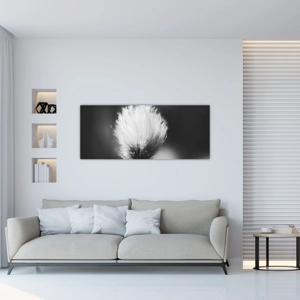 Tablou - Coțofană neagră și albă (120x50 cm)
