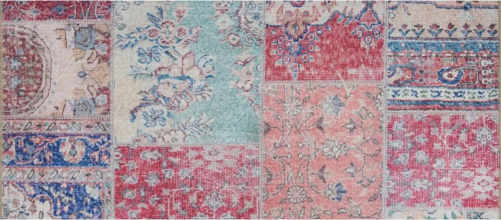Covor JAZZ CHENILLE, 75x150 cm, forma dreptunghiulara, poliester, mult