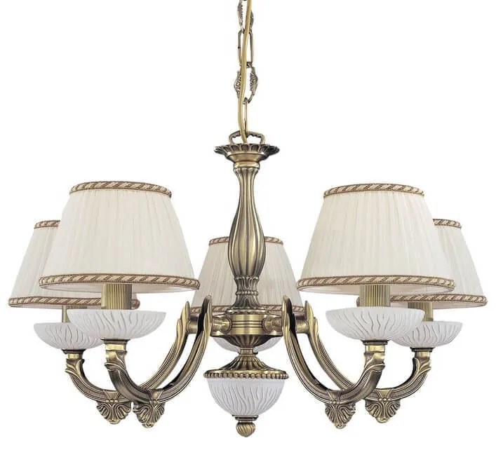 Candelabru din alama 5 brate design italian 5400