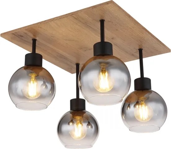 Globo 15656-4D - Lustră aplicată MOITAS 4xE27/40W/230V