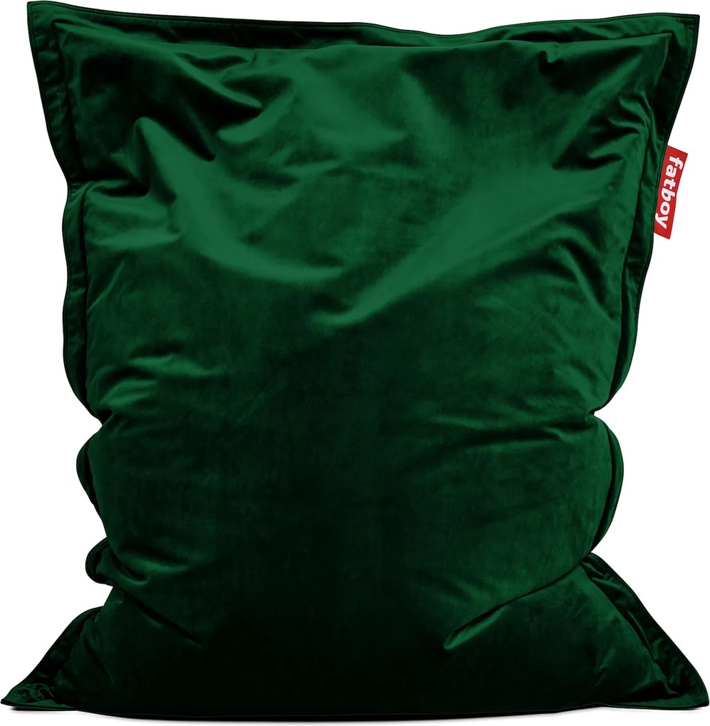 Pernă fotoliu "original slim velvet", 6 variante - Fatboy® Culoare: emerald green