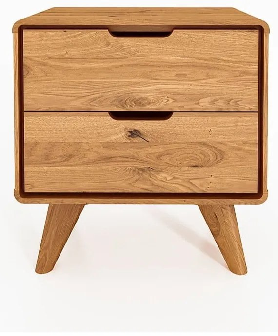 Noptieră din lemn de stejar Greg - The Beds