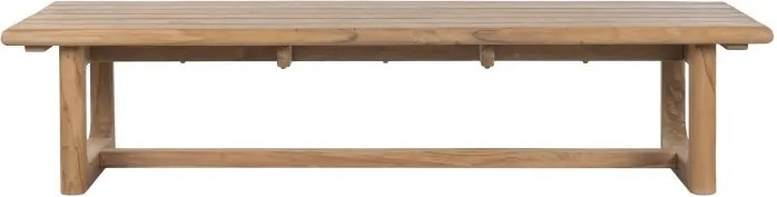 Măsuță de cafea din lemn masiv de teak, 180×70×40 cm, „Kayu"